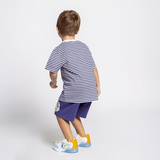 Pyjama « Bluey » French Terry court pour enfants, série 4 ans