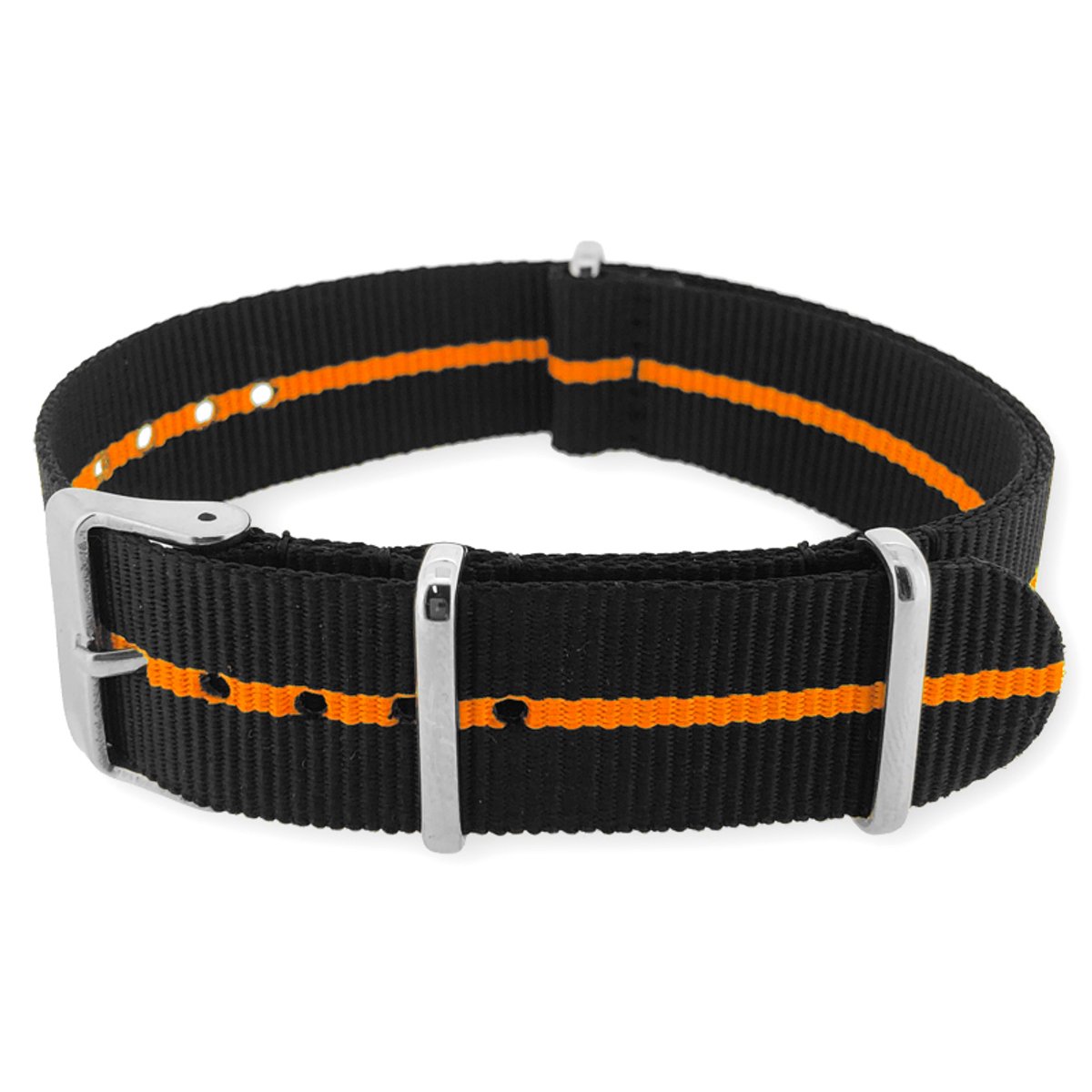 NATO Horlogeband G10 Military Nylon Strap - Original NATOS.com® - Skunk Oranje 22mm