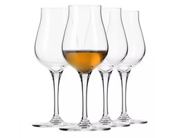 Krosno | Brandy Cognac Snifter Glazen Rum Proeverij Geschenkset | Set van 4 - 110 ml | Avante Garden Collectie | Perfect voor Thuis, Restaurants en Keuken Set | Vaatwasserbestendig Whiskey Glas Image