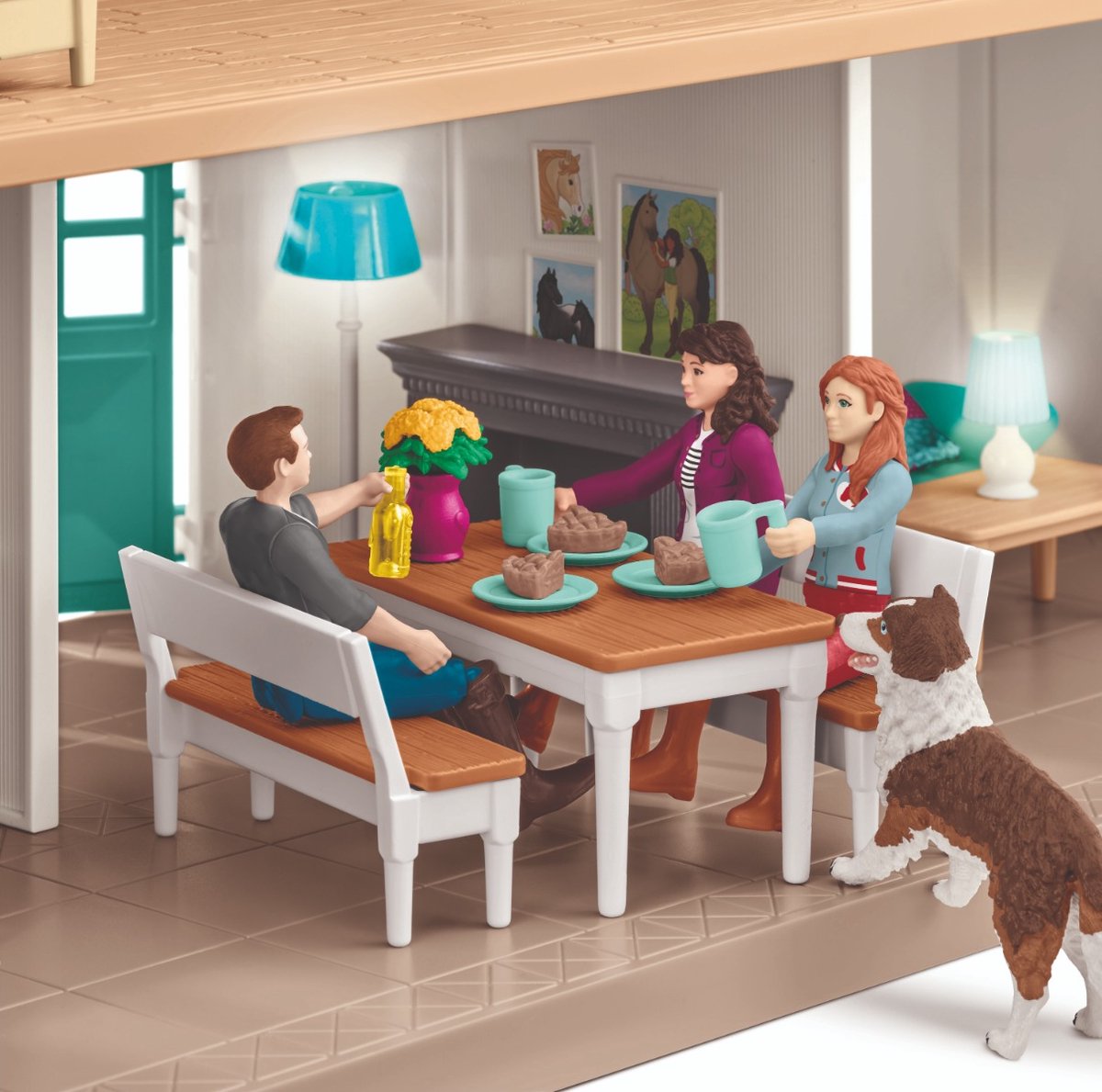 schleich HORSE CLUB - Lakeside Landhuis en -stal - 42706 — afbeelding 2