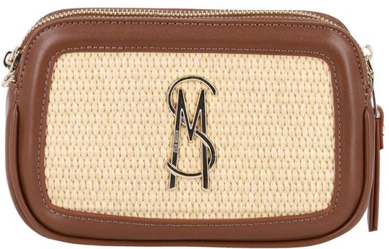 Sac Bandoulière Steve Madden - Blanc Cuir - Occasion Bon État - Grand Format Avec Poches Intérieures