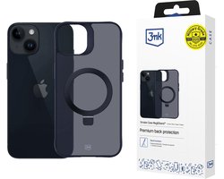 3MK Smoke Serie - iPhone 14 Plus Hoesje - MagSafe Stand - Dymkleurig - Stevig TPU Materiaal