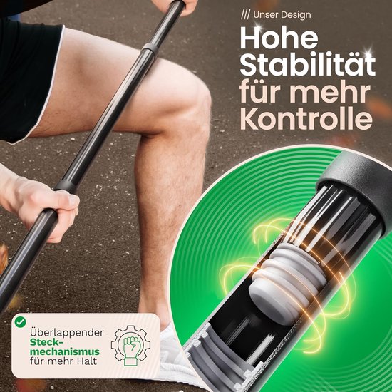 Novaliv Straatbezem 50 cm I bezem met steel uittrekbaar I arenga Novaliv Straatbezem 50 cm I bezem met steel uittrekbaar I arenga