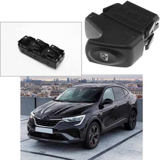 Raamschakelaar Voor ALFA Voor ROMEO 147 GT Autoruit Schakelaar Knop Cap Cover Venster Schakelaar Knop Cap Cover 1PC/ 2PCS/4PCS Power Window Switch (Maat : 4PCS