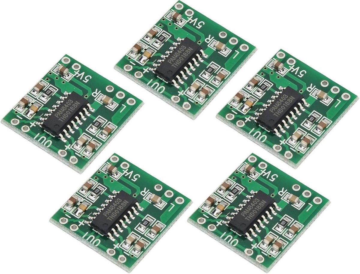 5 Stuks Audio Module Digitale Versterker 2.5-5V USB Voeding