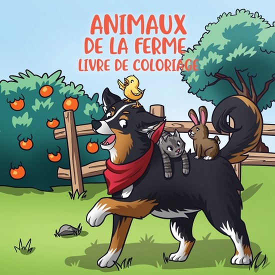 Livres de Coloriage Pour Enfants- Animaux de la ferme livre  ... - cover