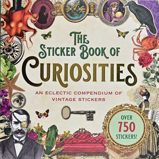 The Sticker Book of Curiosities (Over 750 Stickers) - cover