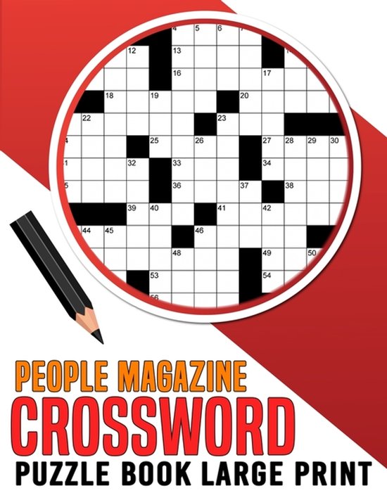 People Magazine Crossword Puzzle Book Large Print - cover