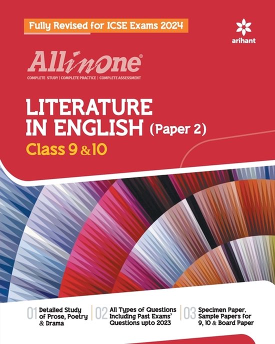 All In One Class 9th and 10th Literature in English (Paper 2 ... - cover