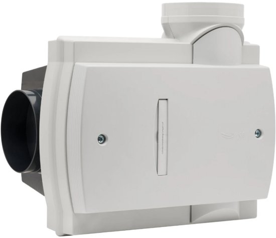 Compact-10RHP woonhuisventilator 380 m³/h met vochtsensor, perilex aansluiting, laag geluidsniveau, compacte afmeting