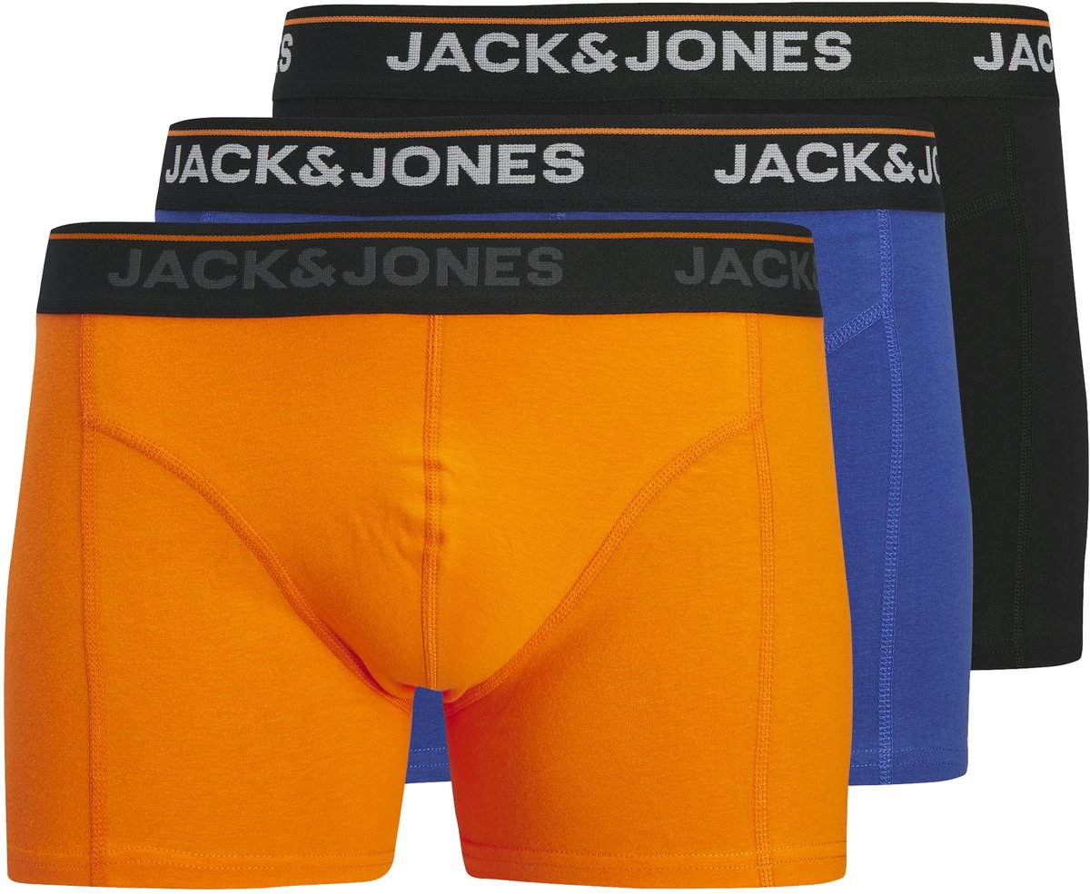 JACK&JONES - JACTHEODORE SOLID TRUNKS 3 PACK SN - Heren - Onderbroeken