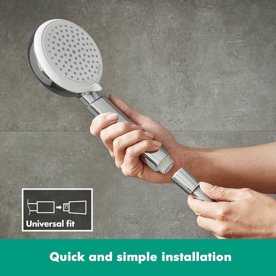 Preisvergleich für Hansgrohe Kopfbrause Vernis Blend 200 1jet EcoSmart chrom, 26277000 26277000