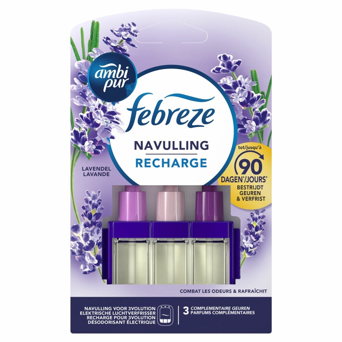 Ambi Pur - 3Volution - Navulling - Lavendel - 20 ml - 1 stuk