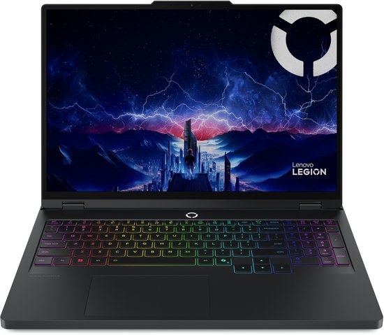 Ordinateur portable Lenovo Legion Pro 5 16IAX10 Intel Core Ultra 9 275HX 40,6 cm (16") WQXGA 32 GB DDR5-SDRAM 2 To SSD NVIDIA GeForce RTX 5070 Wi-Fi 7 (802.11be) Windows 11 Home Zwart