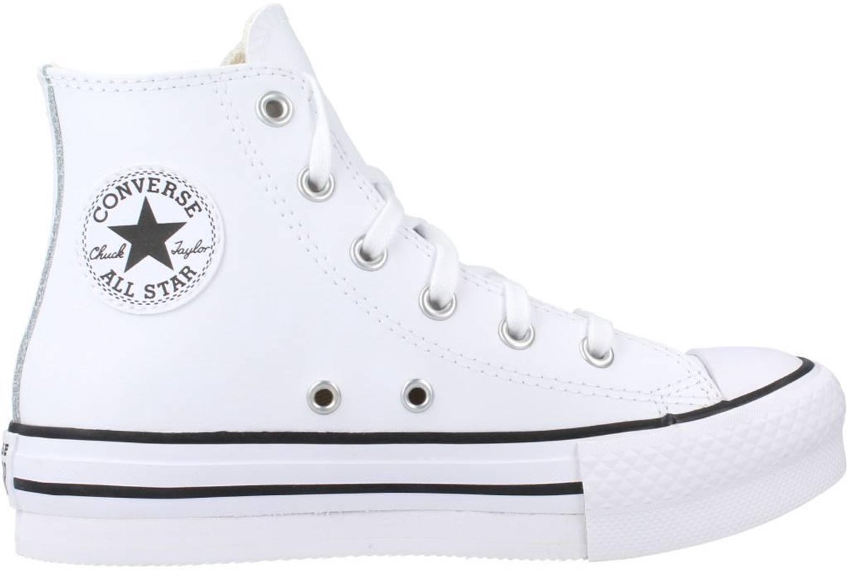 CONVERSE CHUCK TAYLOR ALL STAR LIFT PLATFORM LEATHER 31 5 EU Wit