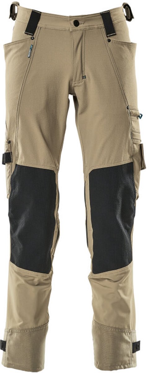 Mascot Advanced Broek met kniezakken 17079-311 - lichtkhaki - C60 - 90
