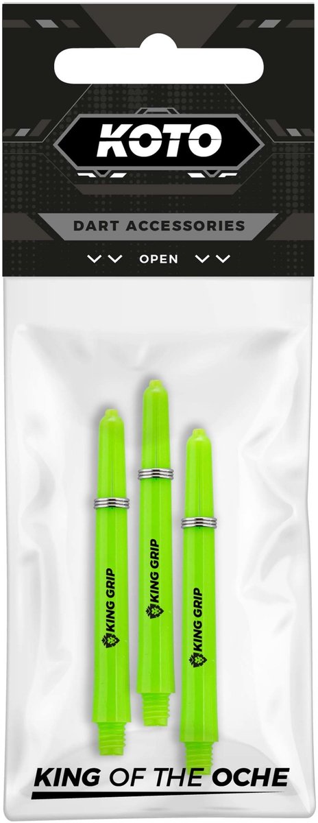 KOTO King Grip Green - Dart Shafts Medium