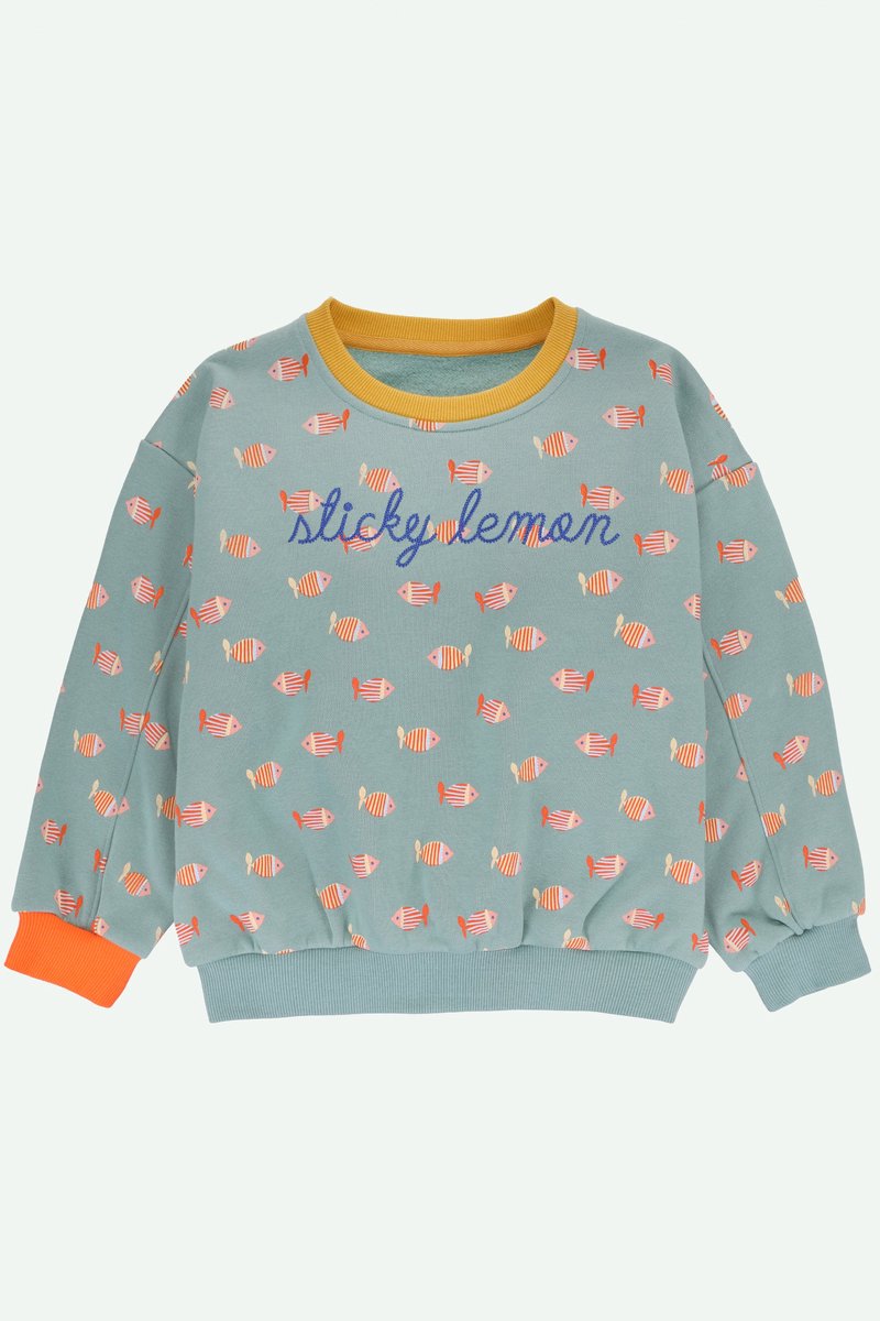 Sticky Lemon - trui - vissen overal - duikpak