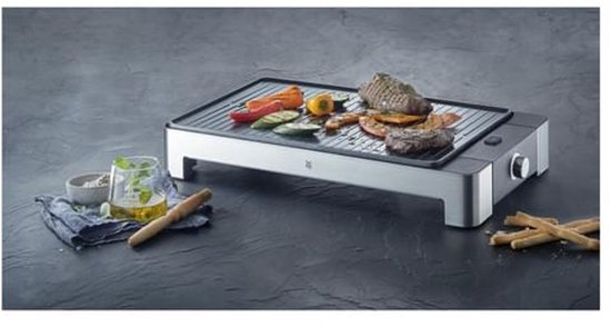 WMF 0415330011 Tafelgrill Uitvoering (BBQ): Elektrisch Met handmatige temperatuursinstelling Zilver, Zwart — afbeelding 2