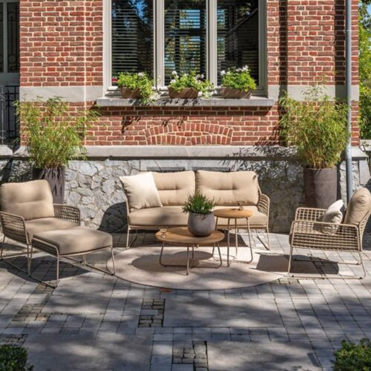 Taste by 4 Seasons Albano lounge chair - latte