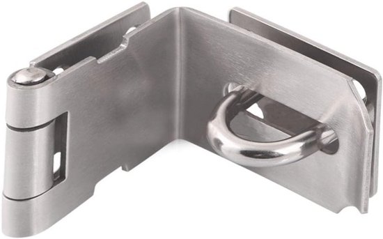 HOME MASTER HARDWARE 6 Pack Deurhangslot Sloten Hasp Latch, 3-1/2 Veiligheid Packlock Sluiting Hasp Lock Latch, Extra Dikke Deurpoort Lock Hasp Hasp met Schroeven