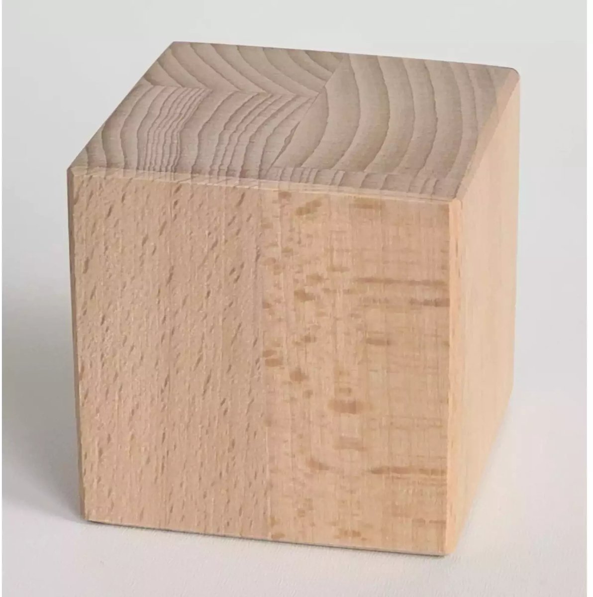 HOCHO Beukenhouten Kubus 60x60x60 mm – Voor Decoratie, Branding & Educatief Gebruik