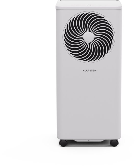 Klarstein draagbare airco 9000 BTU slimme 3-in-1 luchtontvochtiger ventilator 2,6 kW voor ruimtes tot 31 m² - ideaal voor een koele verfrissende atmosfeer inclusief montagekit