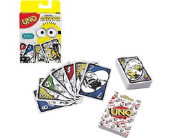 UNO kaarten spel - Minions: The Rise of Gru editie voor gezinnen en kinderen vanaf 7 jaar