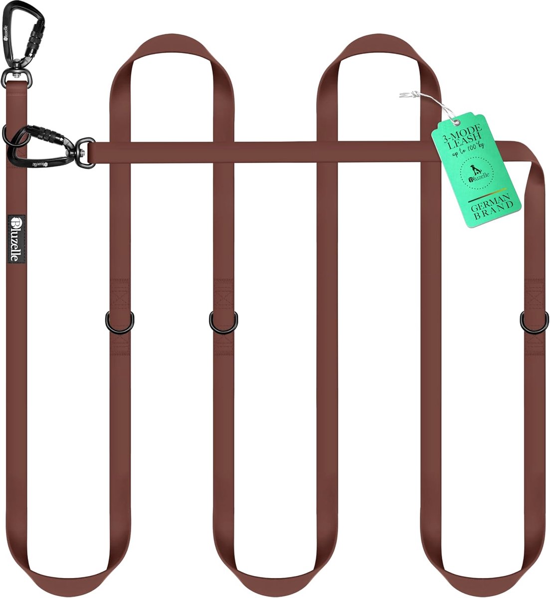 Waterdichte Verstelbare Hondenriem voor 2 Honden - 3m Handsfree Met 360° Aluminium Karabijnhaken