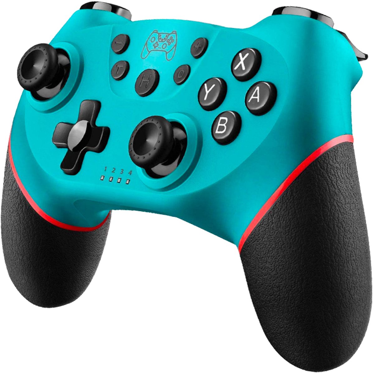 TechKidz, Draadloze controller Geschikt voor Nintendo Switch, Blauw