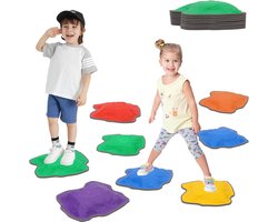 foto van Balansstenen Setvoor Kinderen - Anti-slip, Stapelbaar en Ondersteunt Balans en Motoriek