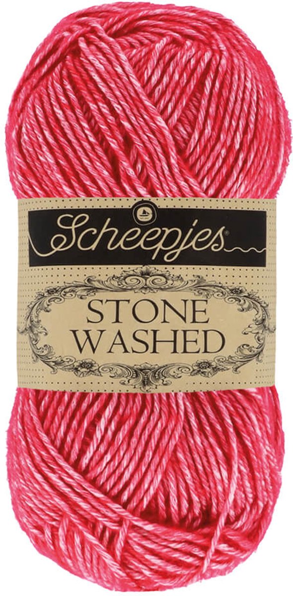 Scheepjes Stone Washed 50 gr - 807 Red Jasper