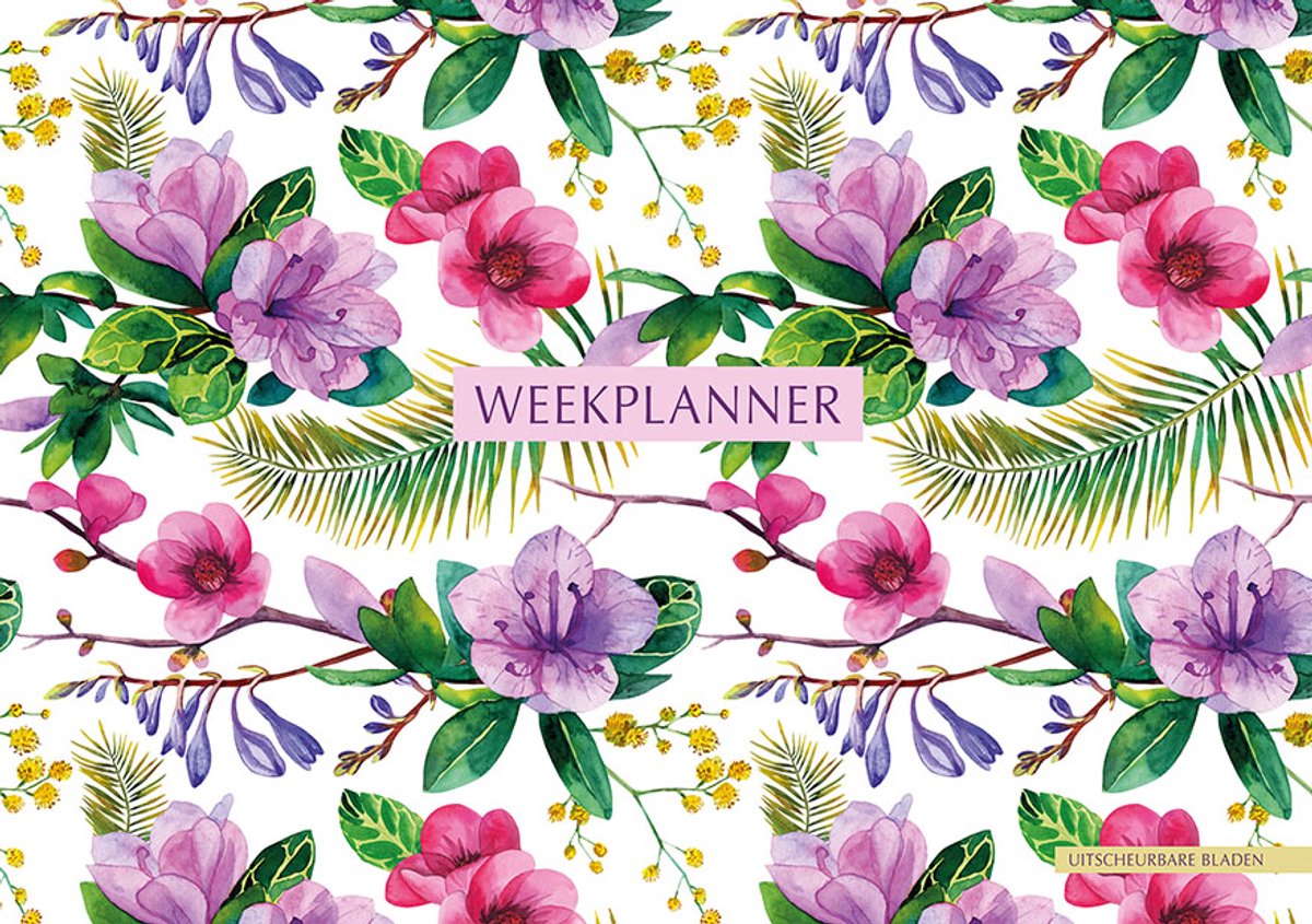 Weekplanner - Floral White