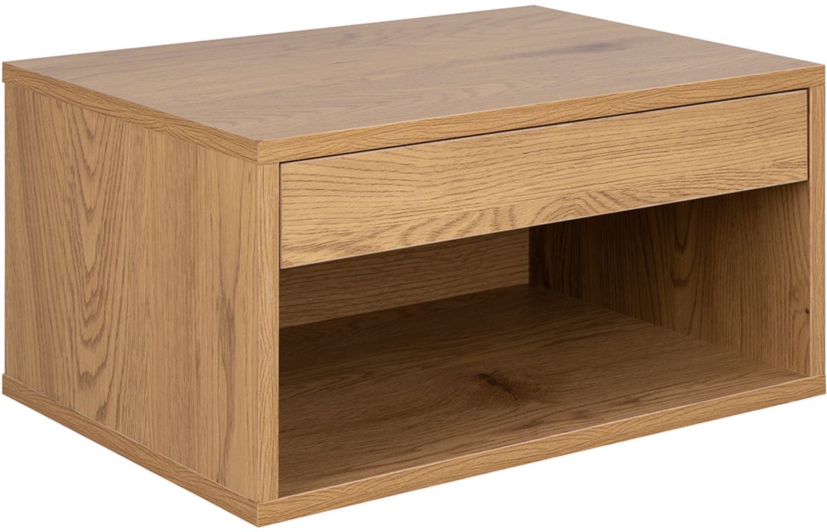 Giga Living Nachtkastje Avino Eiken 50cm - Giga Living Bruin