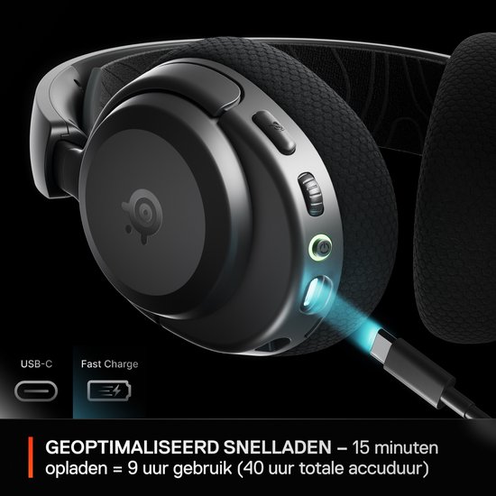 SteelSeries Arctis Nova 3P Wireless (Black) (4/8)