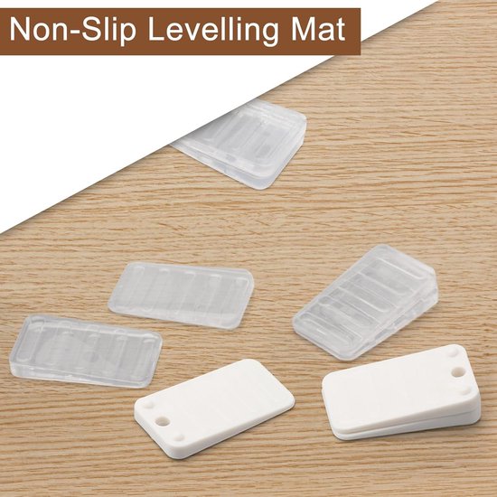 4 Stuks Meubelwiggen Rubber - Antislip Deurwig, Tafelwig En Nivelleerwiggen Voor Meubels
