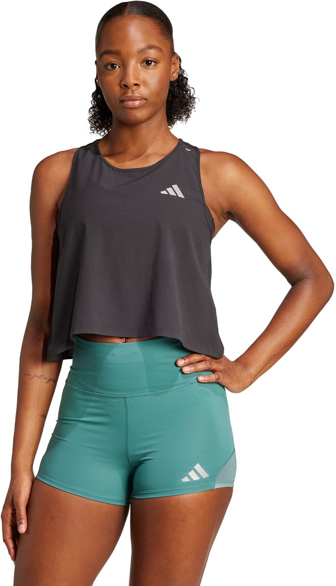 adidas Performance Adi365 Running CLIMACOOL+ Croptop Dames Zwart