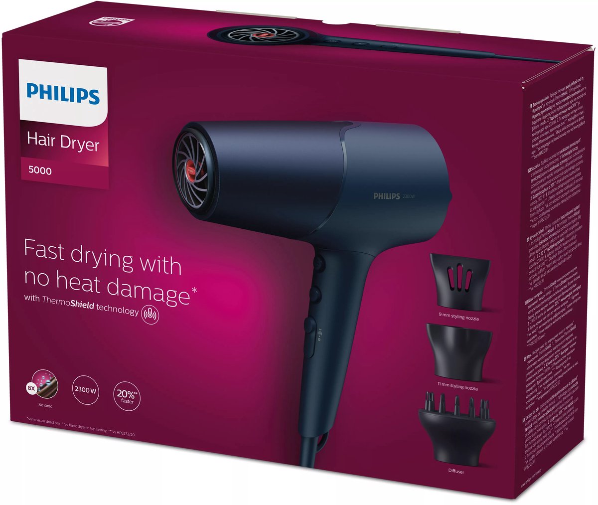 Philips Series 5000 - Föhn met ThermoShield-technologie - afbeelding 3