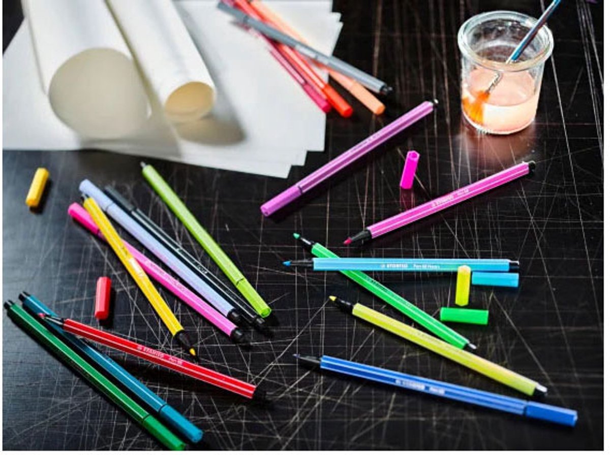 STABILO Pen 68 - Premium Viltstift - ARTY Set - Met 65 Kleuren — afbeelding 18