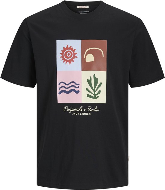 JACK&JONES - JORCANGGU FRONT BRANDING TEE SS CN - Heren - T-shirts