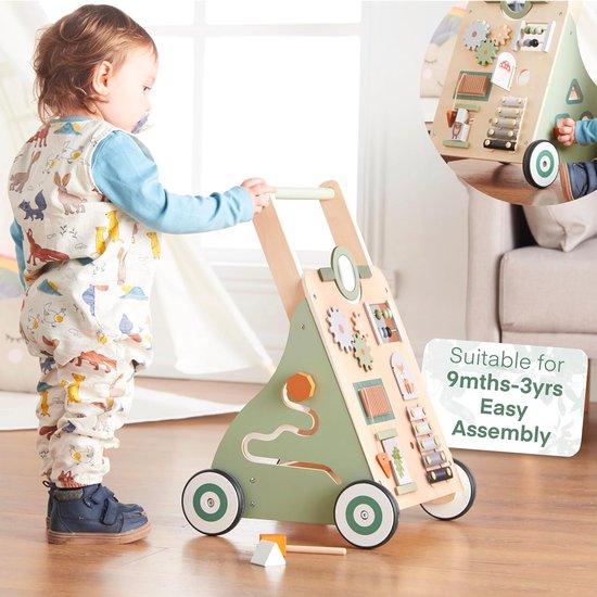 Een houten loopwagen BIJ DE ZEEMAN???? Dat moet wel
