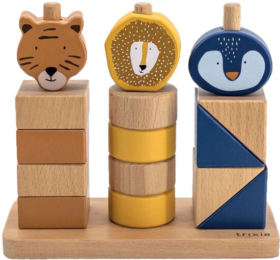 Trixie Stapeltoren – Houten Speelgoed