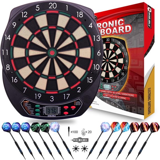 WIN.MAX Elektronisch dartbord Profi Set 34 Games met 354 varianten 3