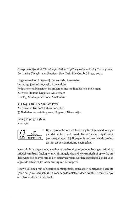 Mindfulness en zelfcompassie