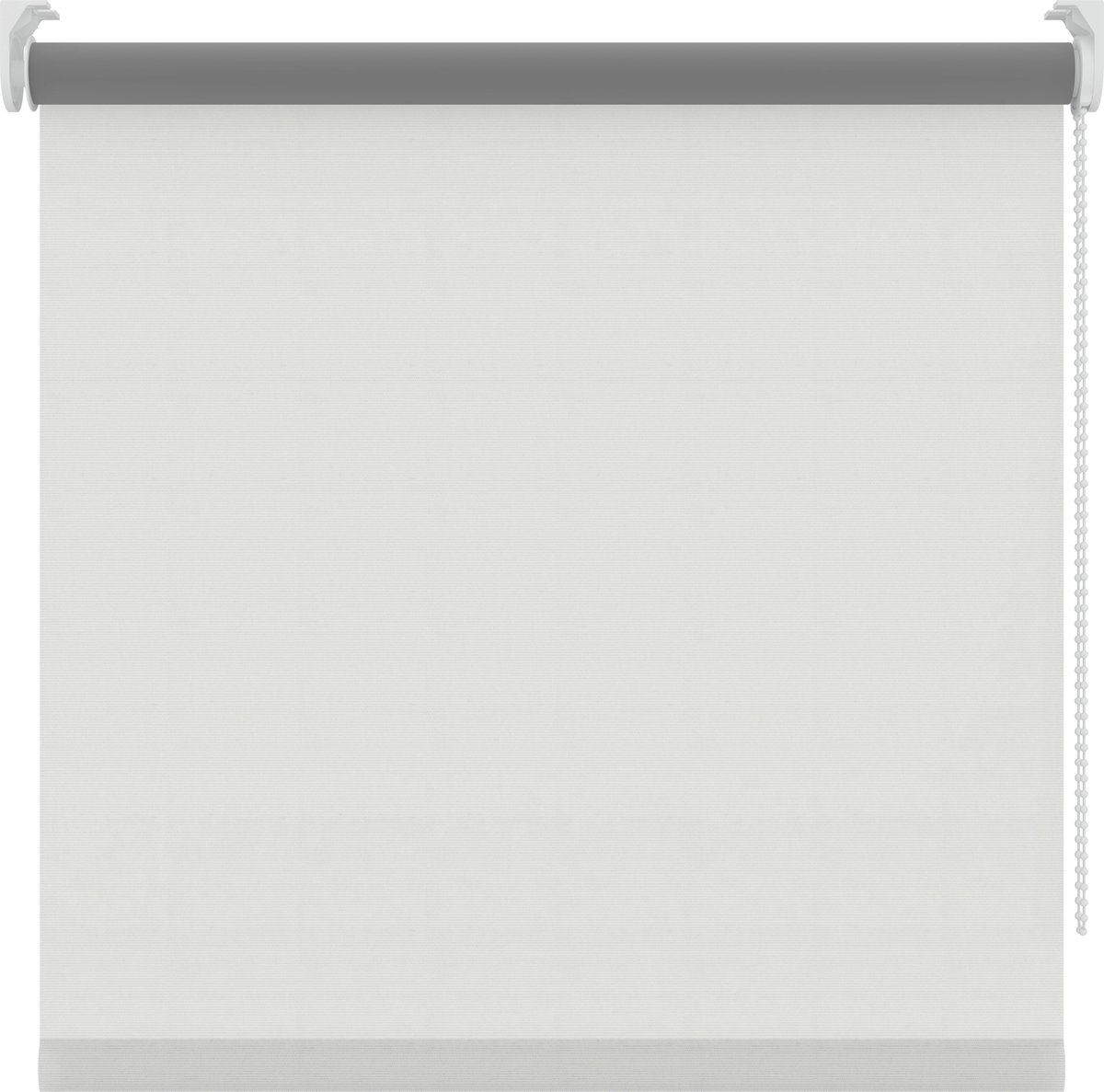 BloomTheRoom rolgordijn - Ribbel wit - Lichtdoorlatend - 120x190 cm