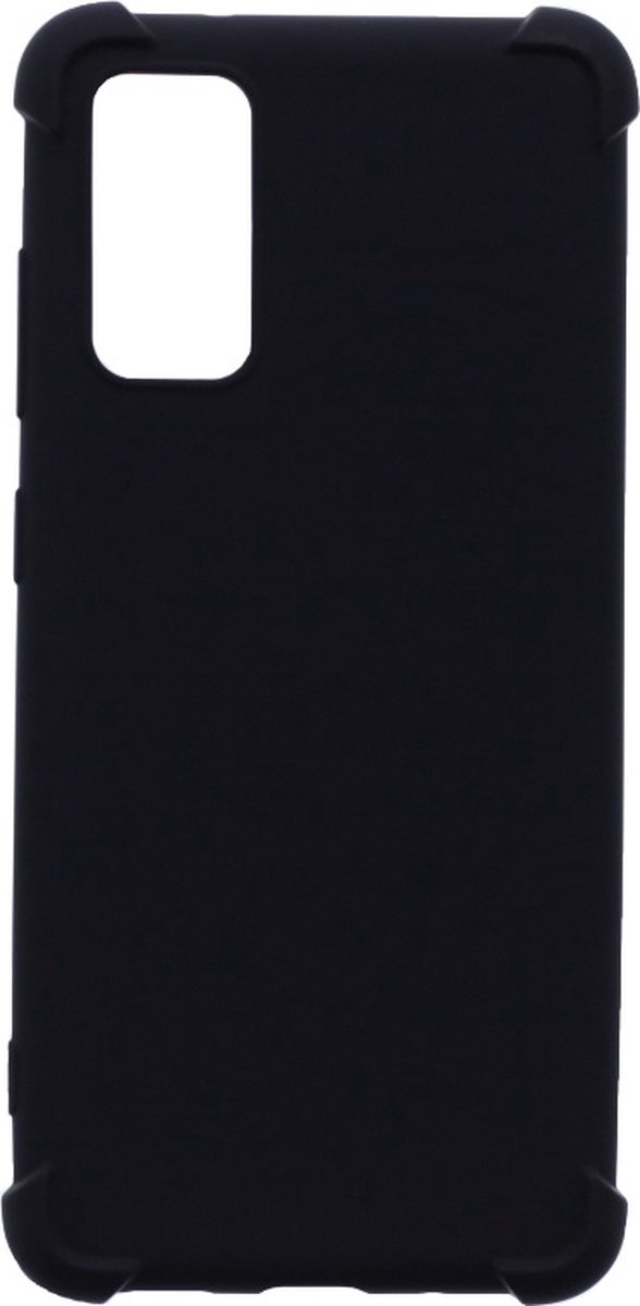 LuxeBass Hoesje geschikt voor Samsung Galaxy S20 - Anti Shock - Zwart