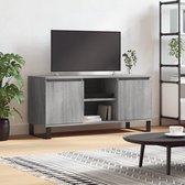 The Living Store TV-meubel - - Tv-meubel - Afmeting- 104 x 35 x 50 cm - Kleur- Grijs Sonoma Eiken - Ken- Stevig materiaal