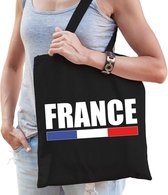Sac supporter en coton France France noir - 10 litres - sac cadeau supporter français