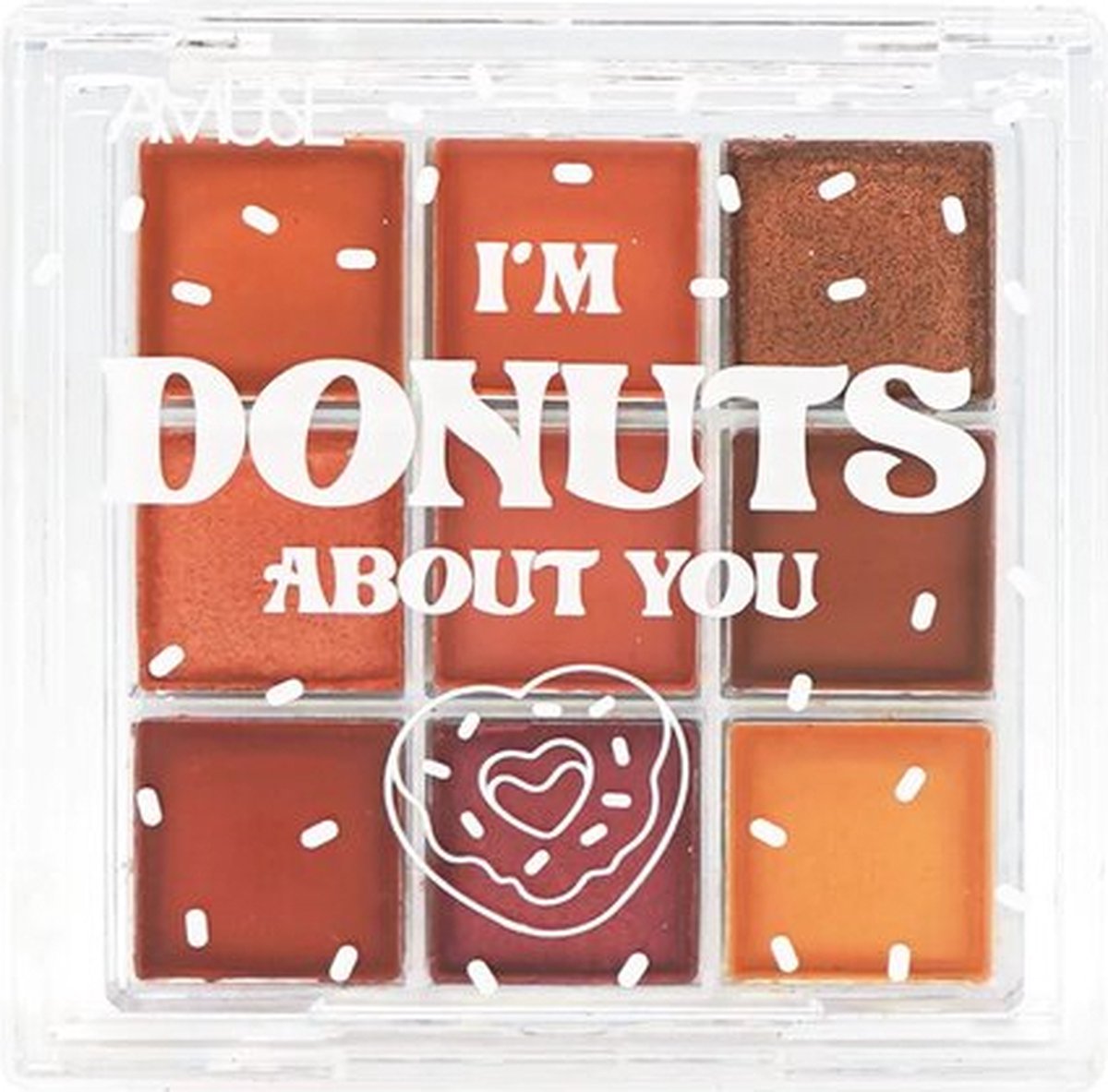 Amuse - I'm Donuts About You - Strawberry Donut - Eyeshadow Palette - 01 - Oogschaduw - 13 g
