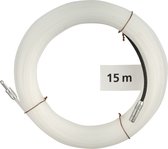 Ressort De Tirage Pour Câbles - 20 M, Flexible, Tête En Acier, Pour Installations électriques